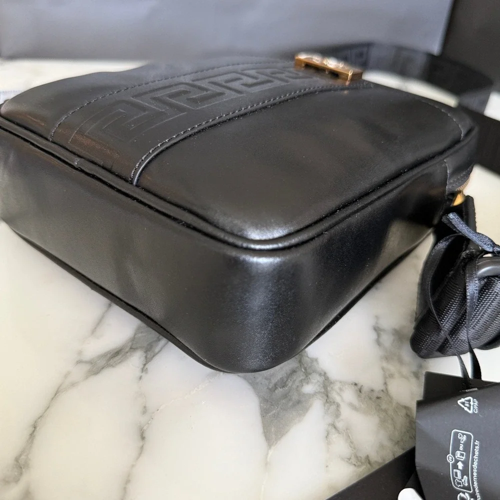 Versace greca embossed
